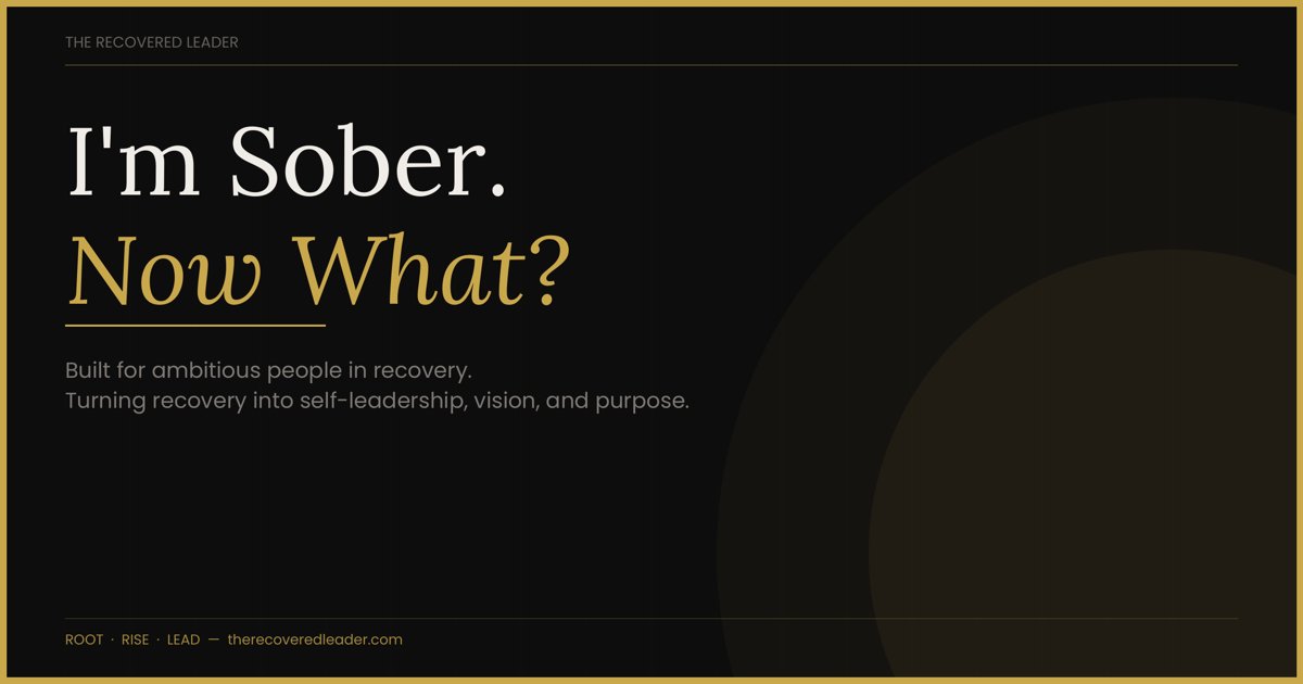 Recovery Lead Example The Recovered Leader — Recovery Leadership Coaching